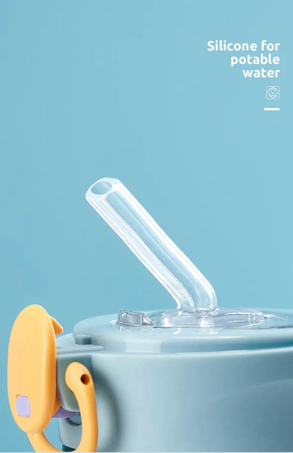 Kids Water Sippy Cup With Straw