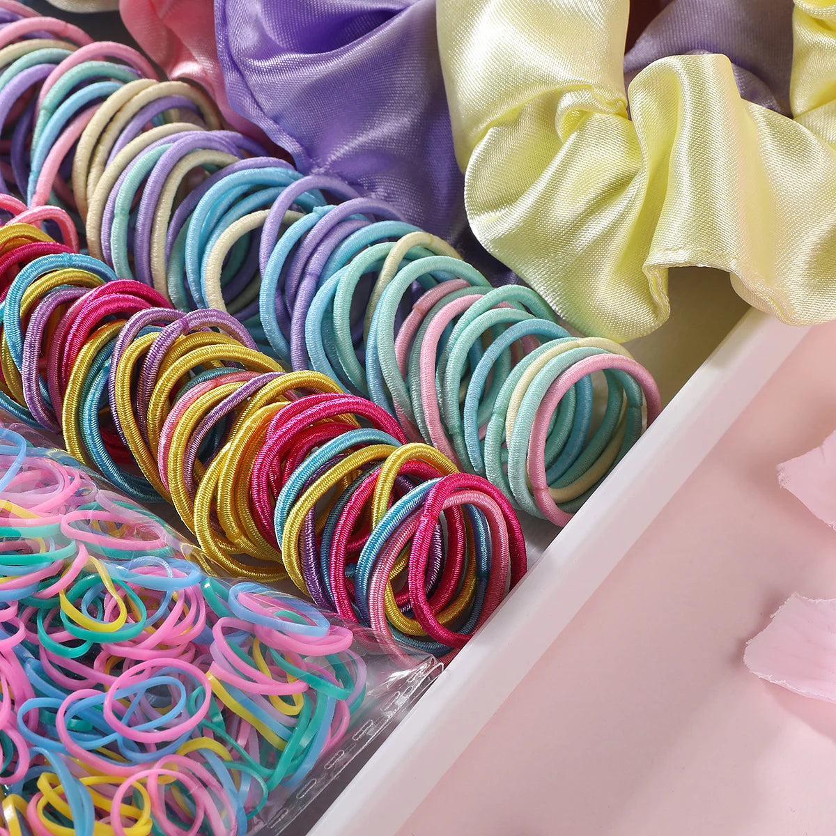 Girls Colorful Hair Bands Set