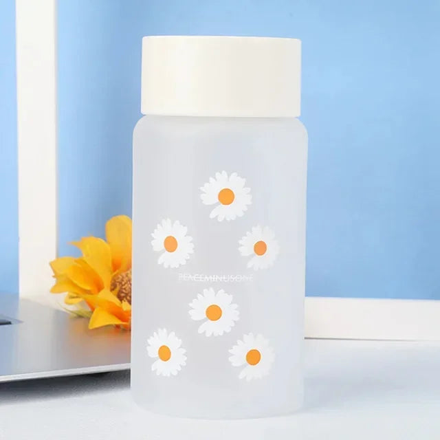 Small Daisy Frosted Plastic Mug