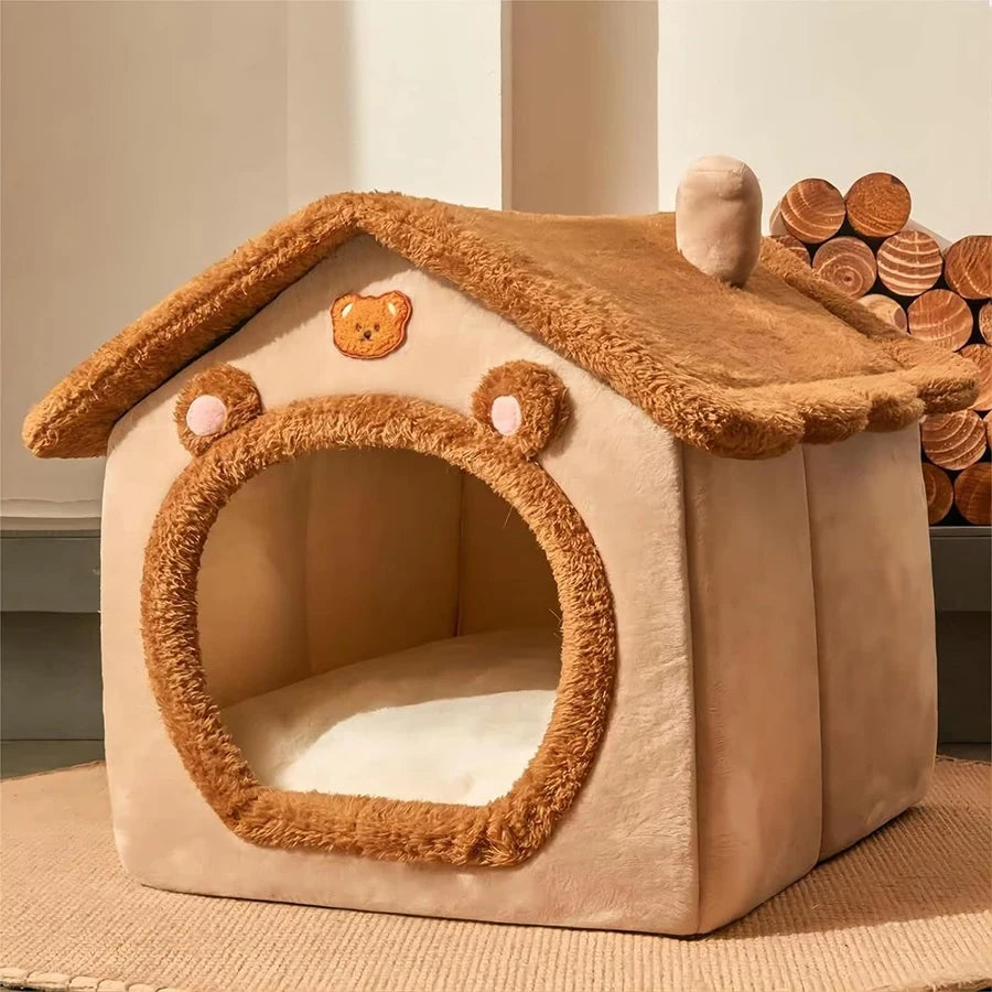 Foldable Pet House Cave