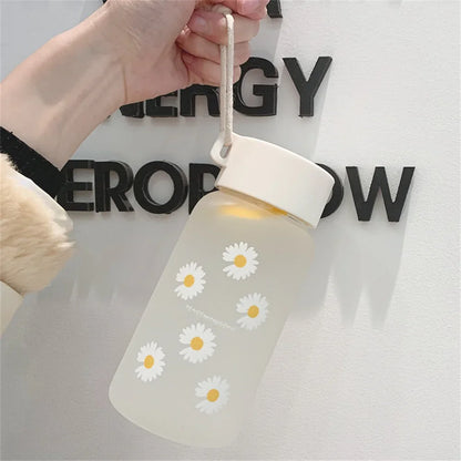 Small Daisy Frosted Plastic Mug