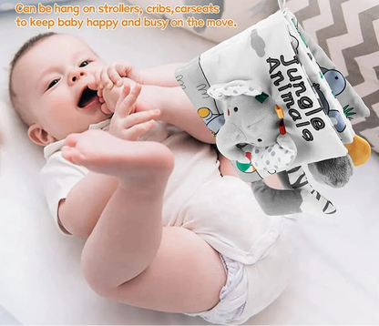 Soft Baby Books 3D Touch Sensory Early Learning Toys for Infant Toddler