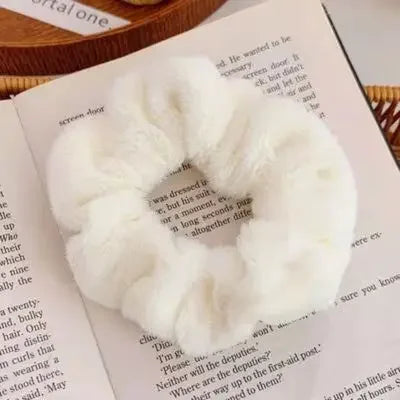 Women Pompom Hair Ties Elastic Hair Band