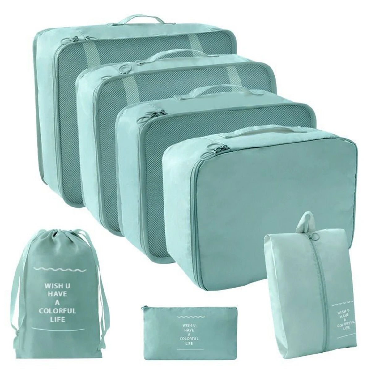 7 Pcs Set Travel Organizer Storage Bags