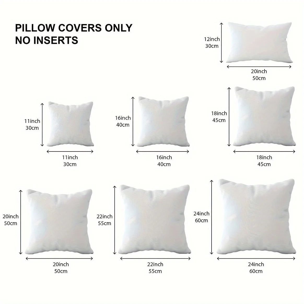 Plain decorative artificial wool pillow case