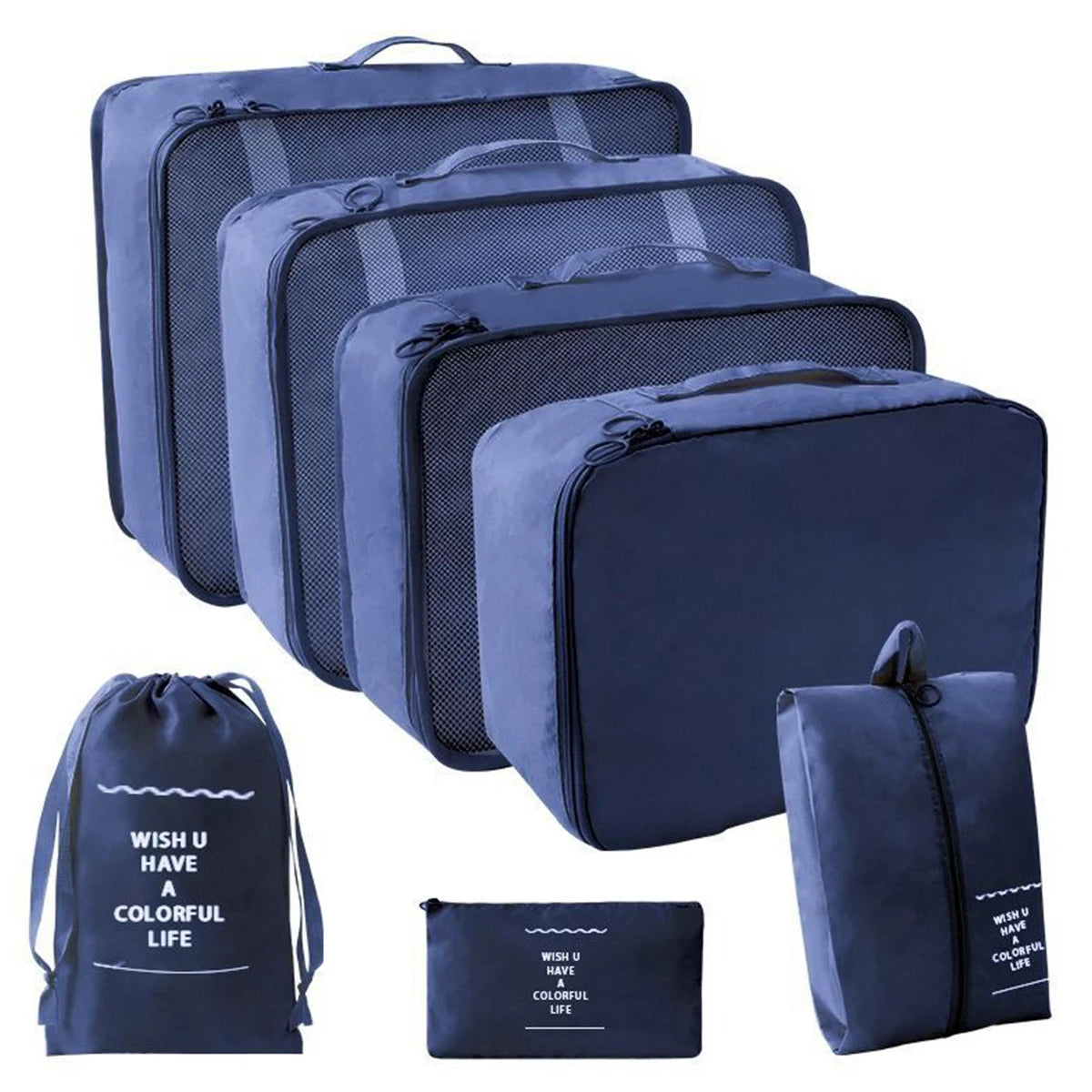 7 Pcs Set Travel Organizer Storage Bags