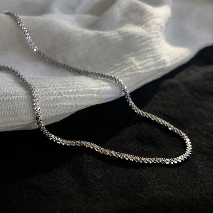 Sparkling Clavicle Chain Choker Necklace