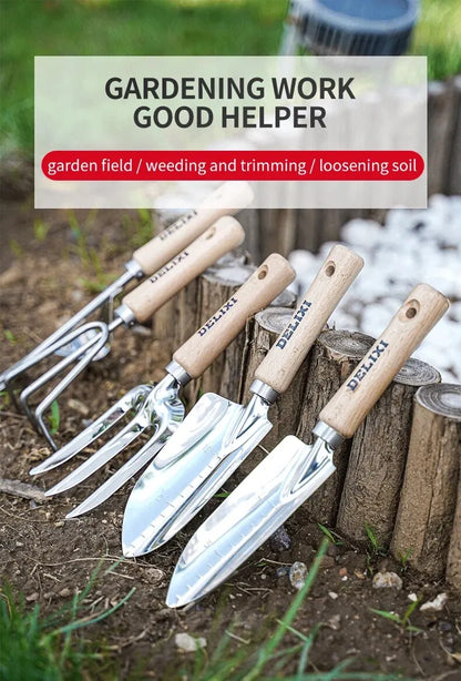 Garden Shovel Rake Spade Set