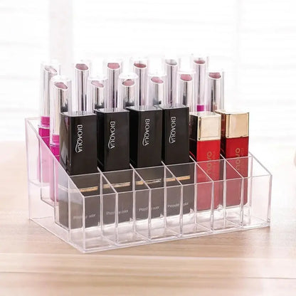 24 Grid Lipstick Holder Acrylic Cosmetics Storage Box