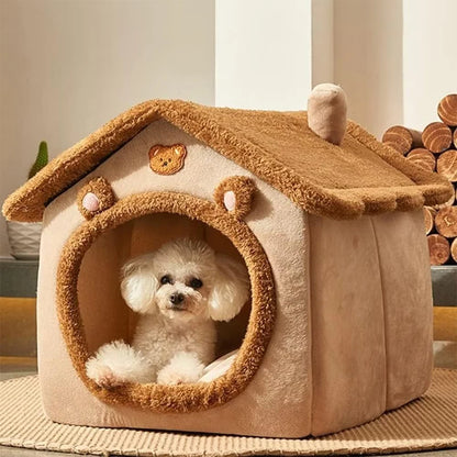 Foldable Pet House Cave