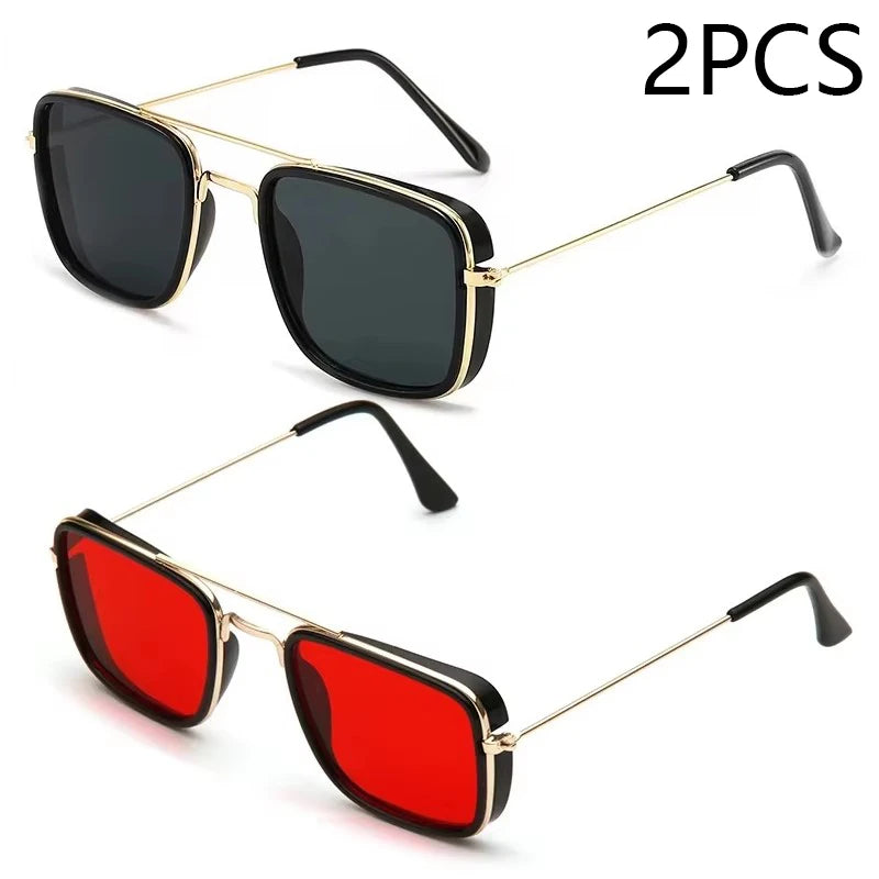 Korean Version Glasses Retro Square Sunglasses