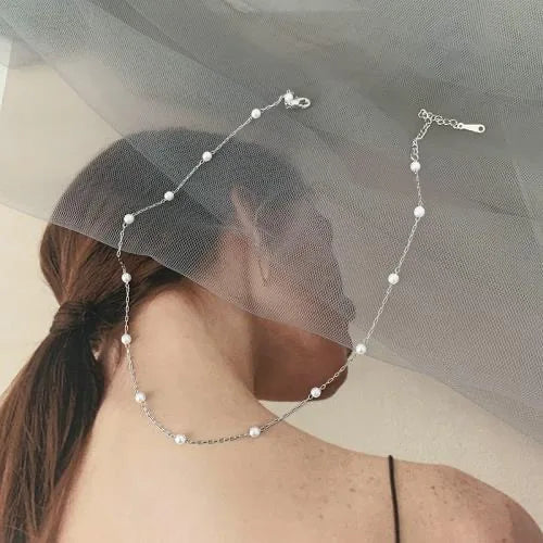 Pearl Choker Necklaces