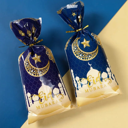 EID Mubarak Gift Cookie Bags With Strap