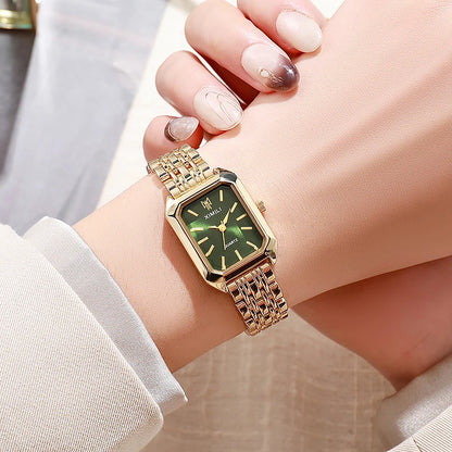 Elegant Quartz Watch – Stylish Tungsten Steel Case with Stainless Steel Band