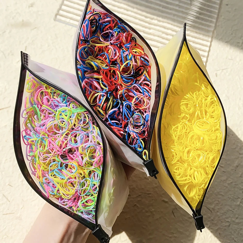 Colorful Small Disposable Hair Bands