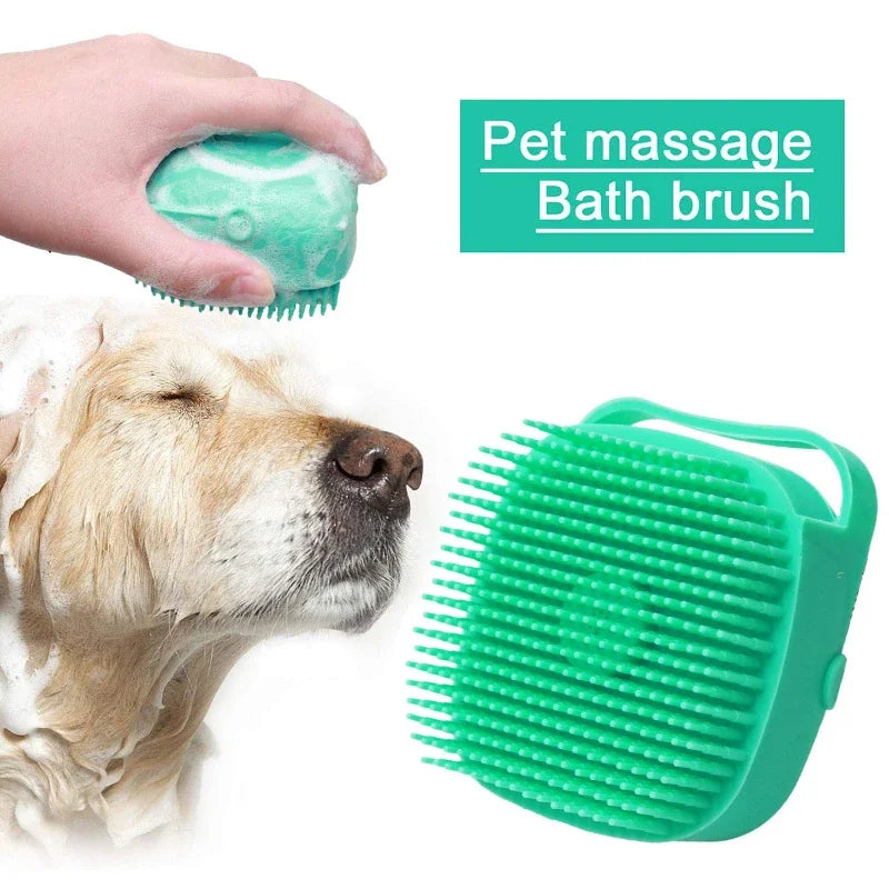 Pet Dog Silicone Shampoo Brush