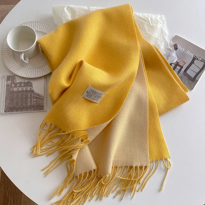 Korean Style Knitted Cashmere Scarf