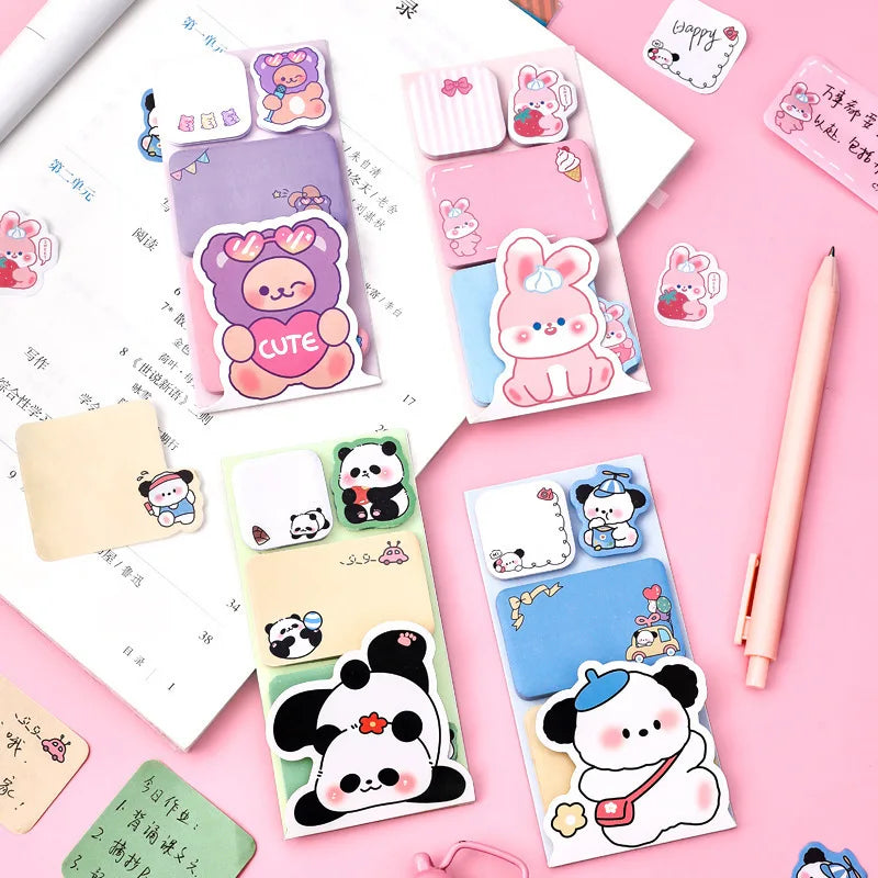 Cute Animal Sticky Notes Memo Pad