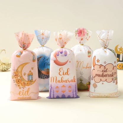 EID Mubarak Gift Cookie Bags With Strap