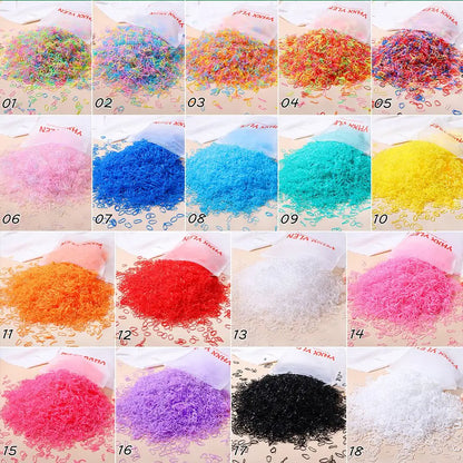 Colorful Small Disposable Hair Bands