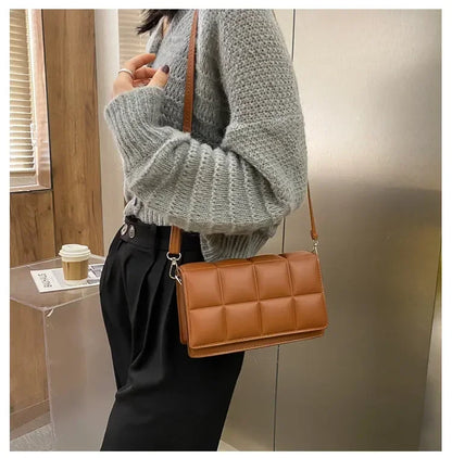 Trendy Leather Female Crossbody Bag