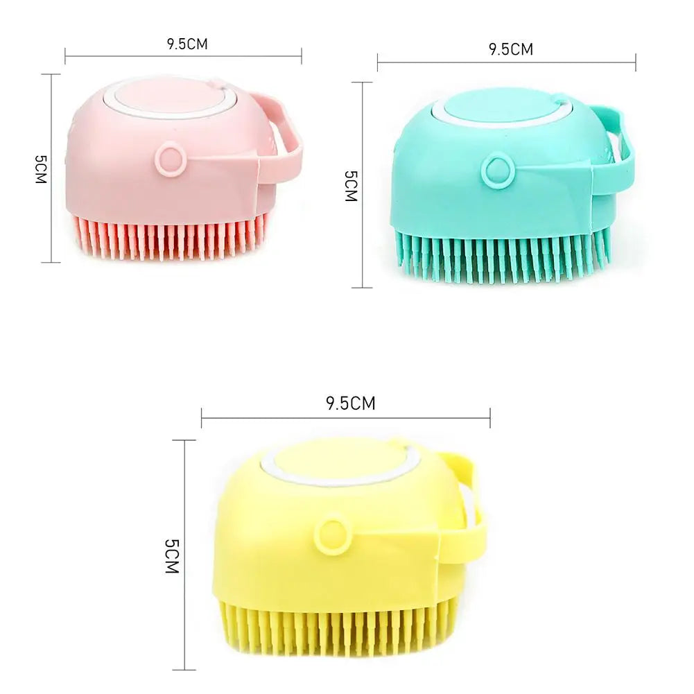 Pet Dog Silicone Shampoo Brush