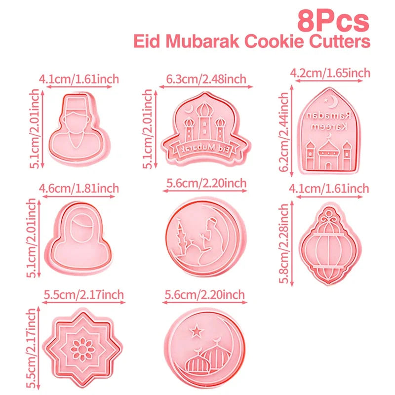 Eid Mubarak Biscuit Cookie MOLD