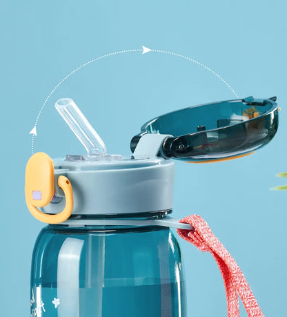 Kids Water Sippy Cup With Straw