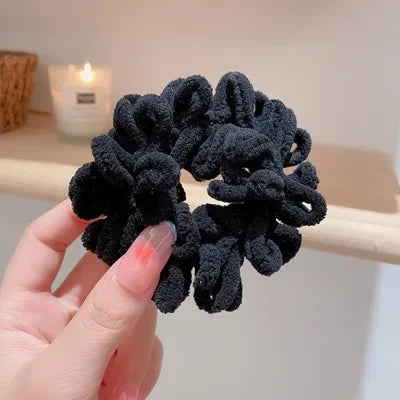 Women Pompom Hair Ties Elastic Hair Band