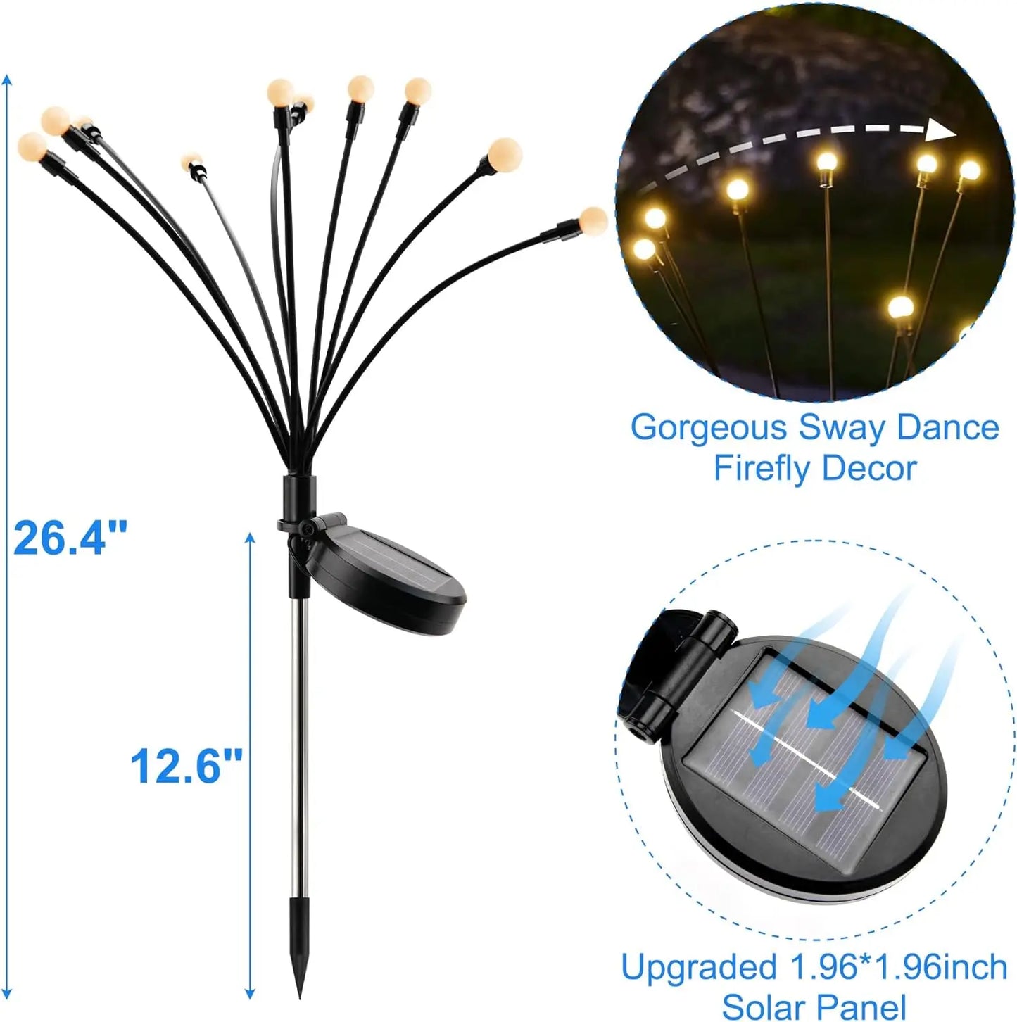 LED Solar Garden Lights Firefly