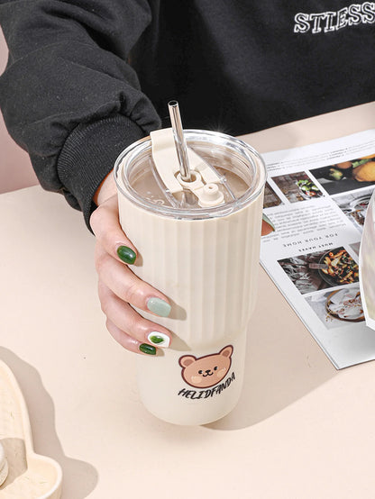 Cute Bear Plastic Water Cup