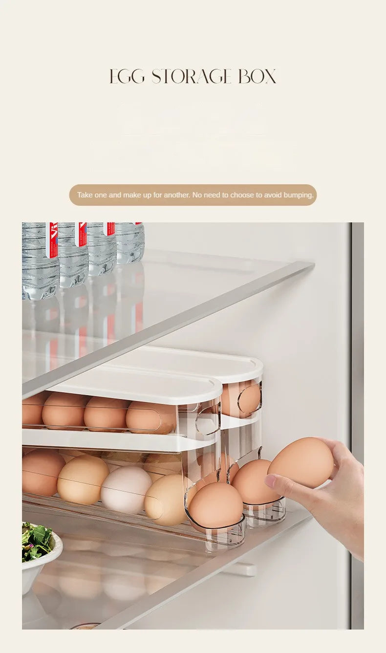 Automatic Rolling Eggs Holder Rack