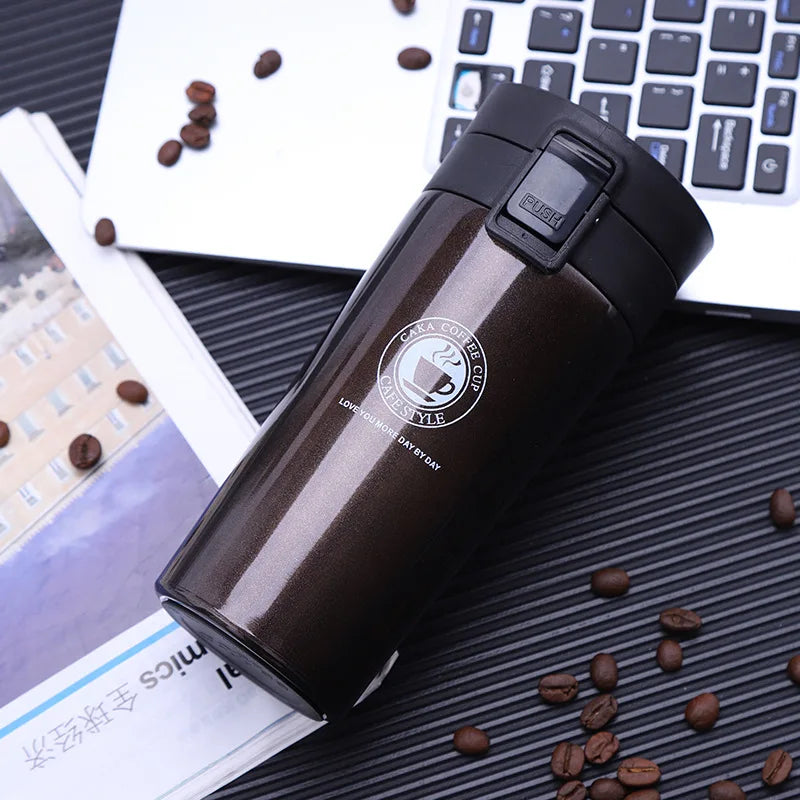 0.5L Thermal Mug Double Wall 304 Stainless Steel Coffee Cup