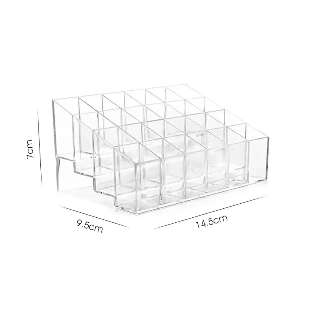 24 Grid Lipstick Holder Acrylic Cosmetics Storage Box