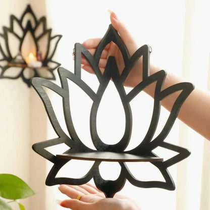 Lotus Floating Wall Shelf