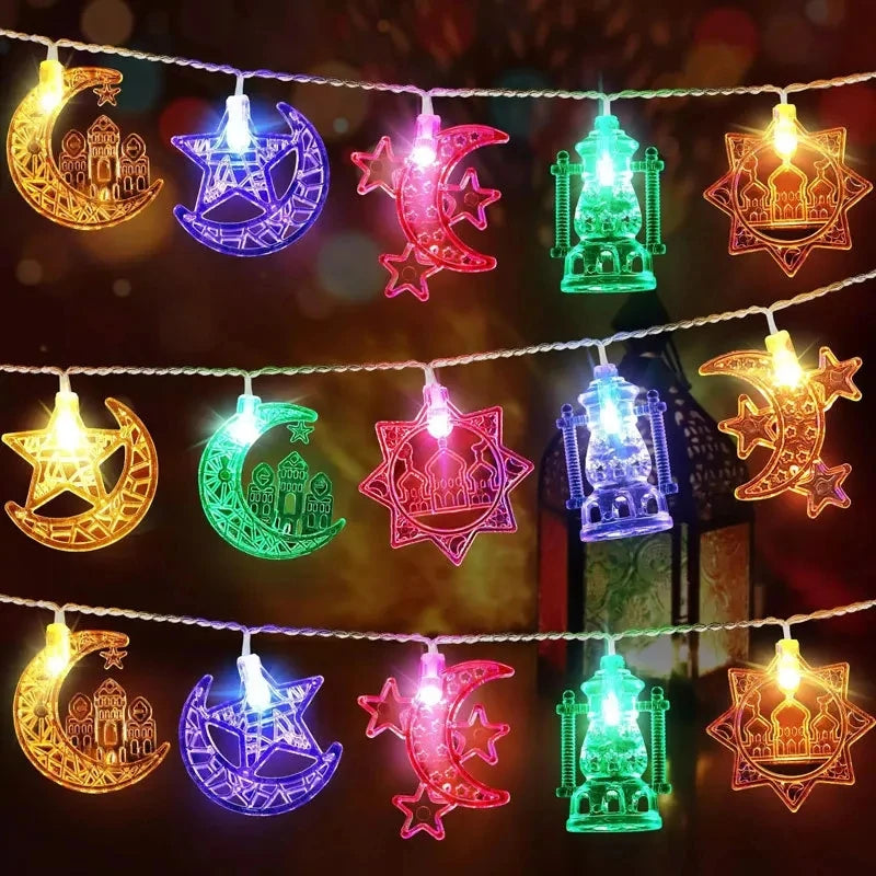 EID Mubarak LED String Lights