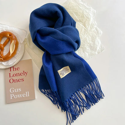 Korean Style Knitted Cashmere Scarf