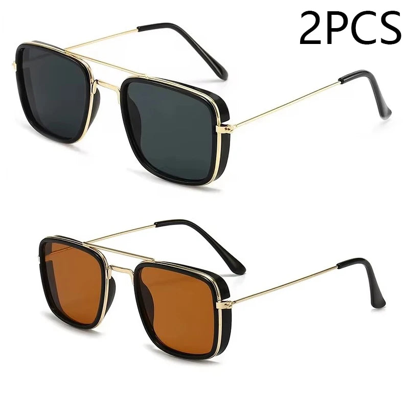 Korean Version Glasses Retro Square Sunglasses