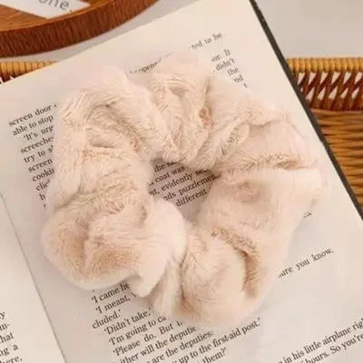 Women Pompom Hair Ties Elastic Hair Band