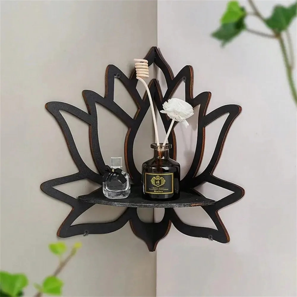 Lotus Floating Wall Shelf