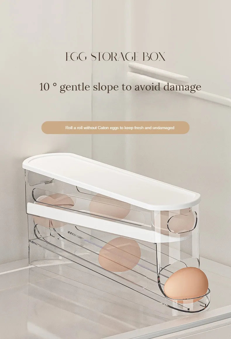 Automatic Rolling Eggs Holder Rack