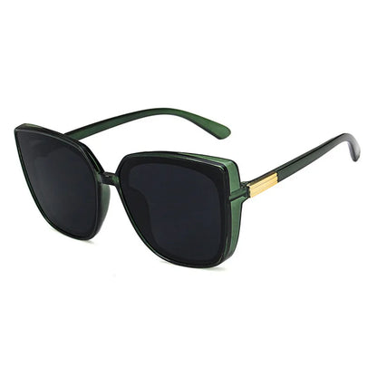 Square-framed Big Trendy Sunglasses