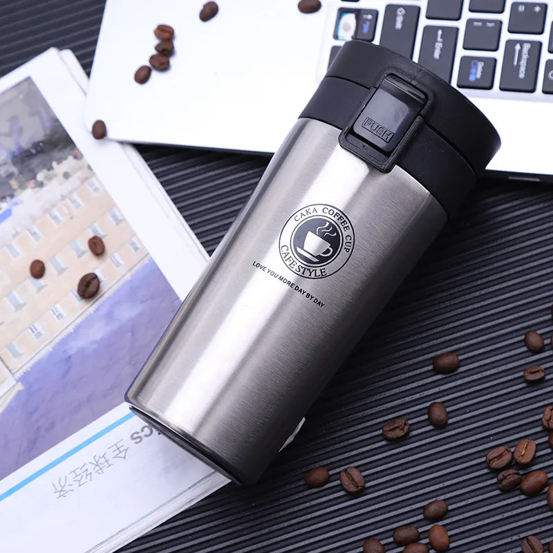 0.5L Thermal Mug Double Wall 304 Stainless Steel Coffee Cup