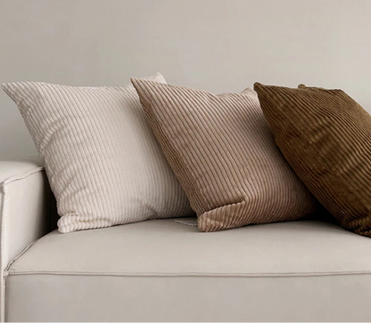 Cotton Corduroy Cushion Cover Without Insert Throw Pillowcase