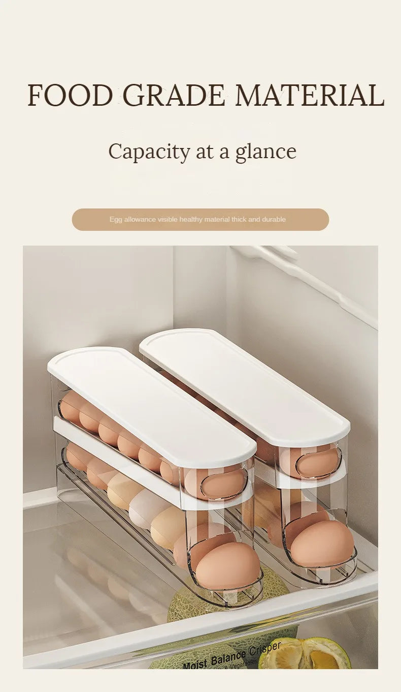 Automatic Rolling Eggs Holder Rack