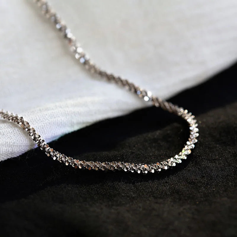 Sparkling Clavicle Chain Choker Necklace