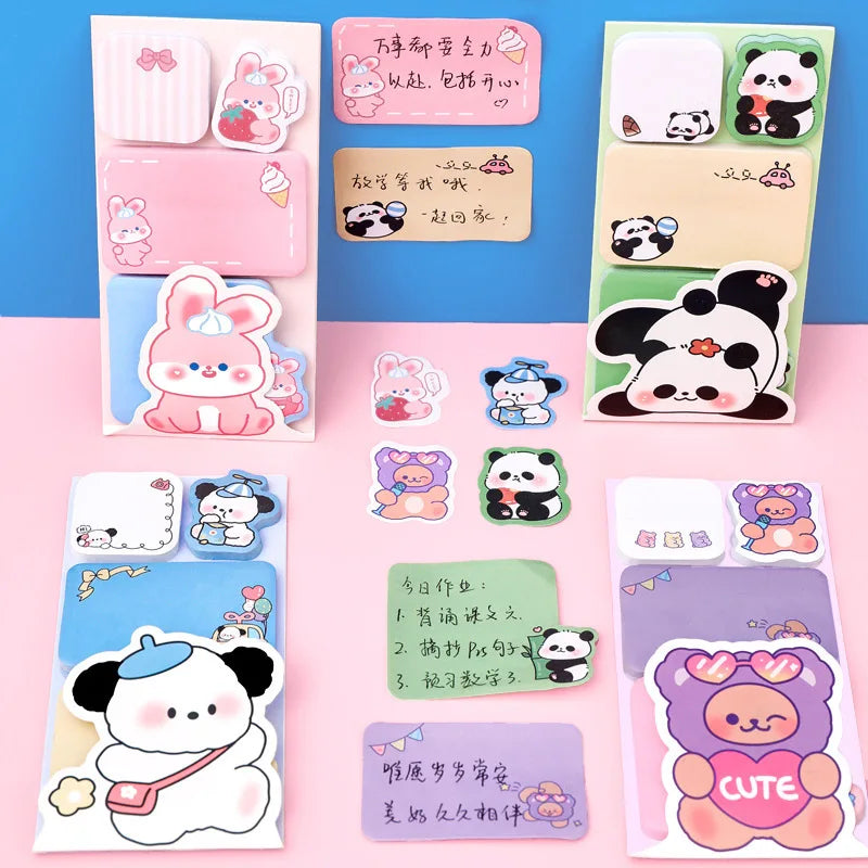 Cute Animal Sticky Notes Memo Pad