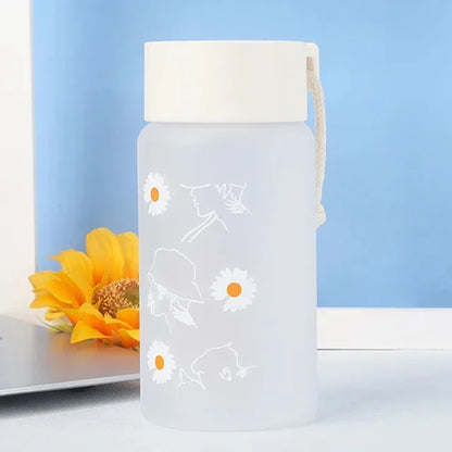 Small Daisy Frosted Plastic Mug