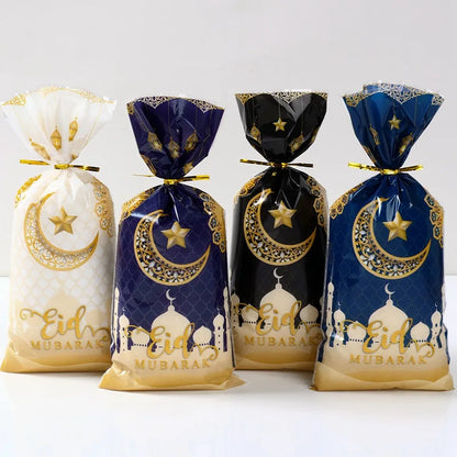 EID Mubarak Gift Cookie Bags With Strap