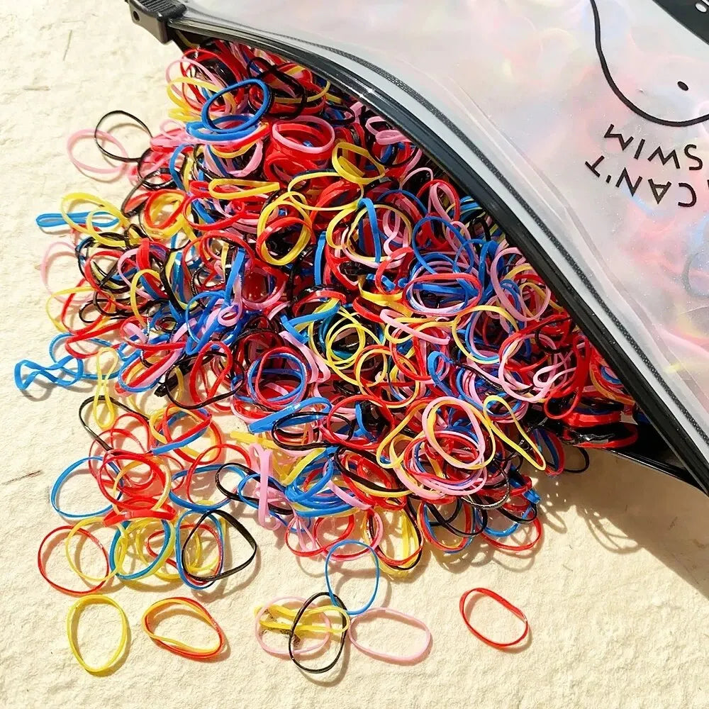 Colorful Small Disposable Hair Bands